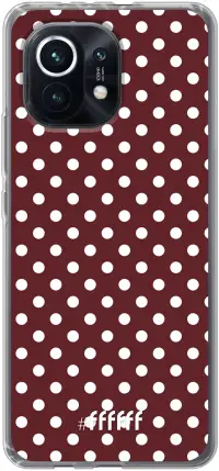 Burgundy Dots Mi 11