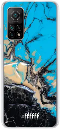 Blue meets Dark Marble Mi 10T 5G