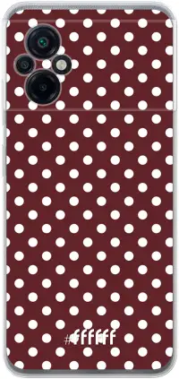 Burgundy Dots Poco M5