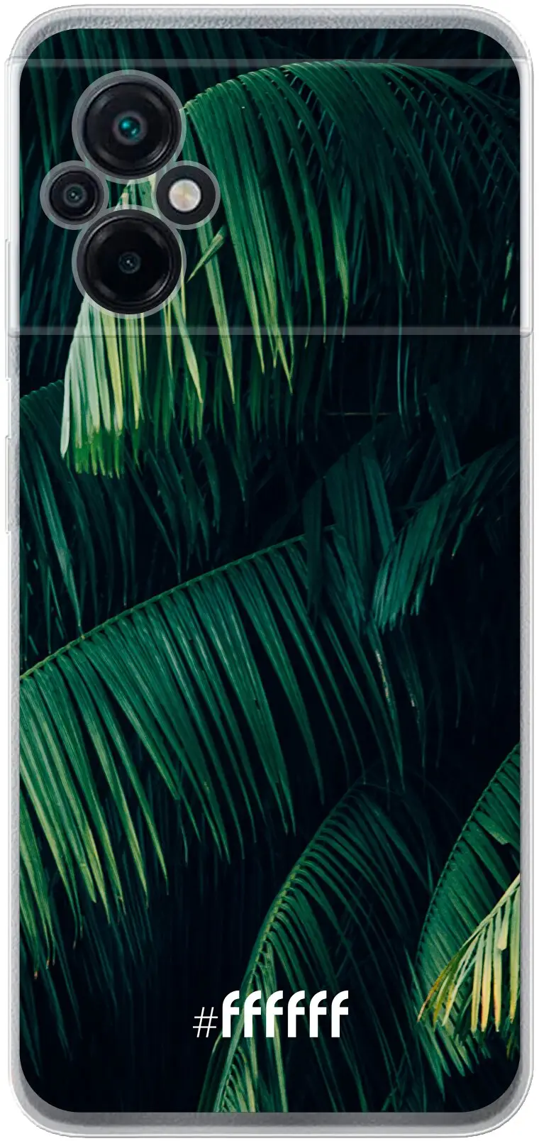 Palm Leaves Dark Poco M5