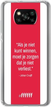 AFC Ajax Quote Johan Cruijff Poco X3 Pro