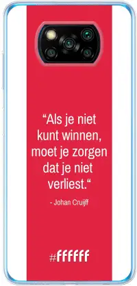 AFC Ajax Quote Johan Cruijff Poco X3 Pro