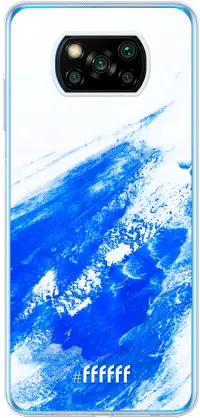 Blue Brush Stroke Poco X3 Pro