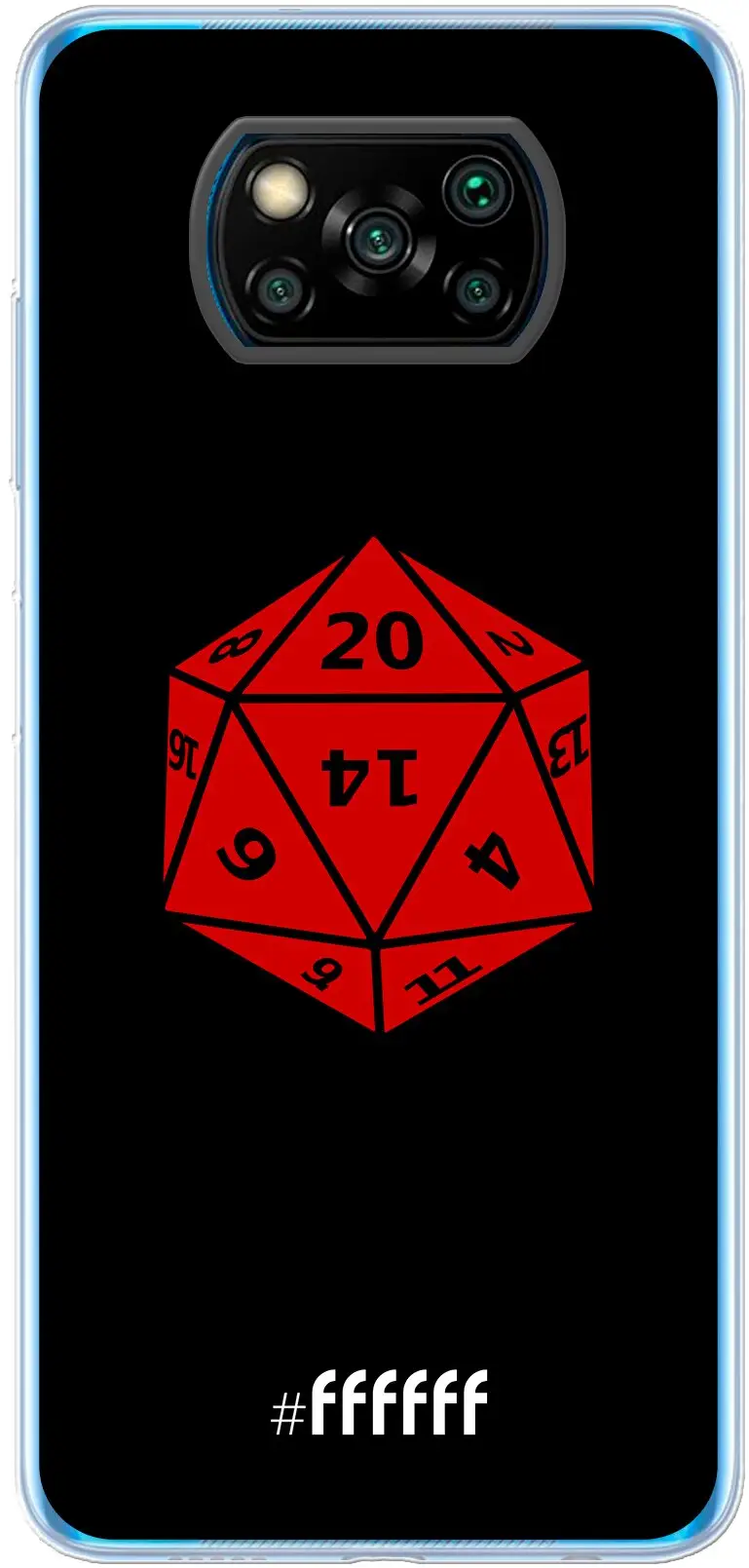 D20 - Black Poco X3 Pro