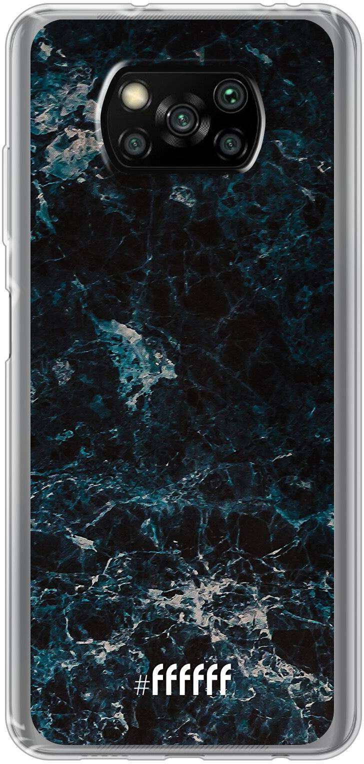 Dark Blue Marble Poco X3 Pro