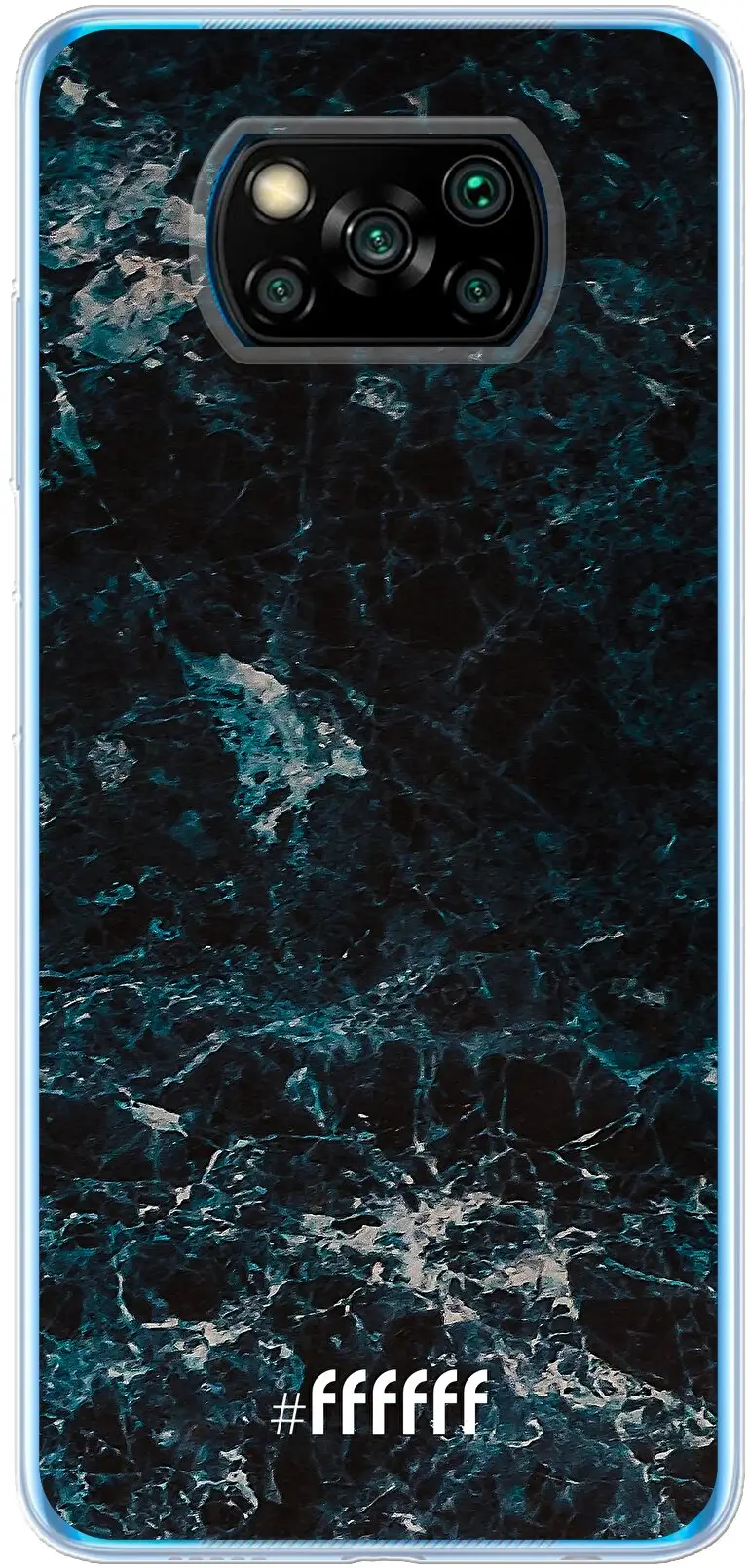 Dark Blue Marble Poco X3 Pro