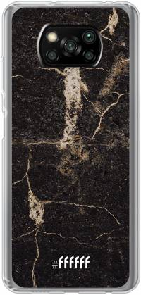 Dark Golden Marble Poco X3 Pro