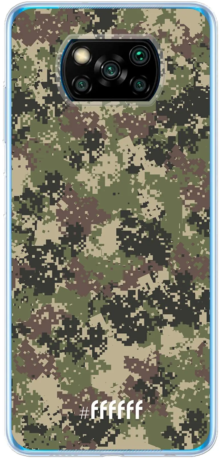 Digital Camouflage Poco X3 Pro