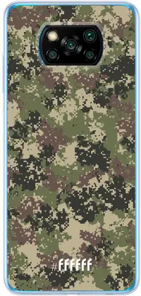 Digital Camouflage Poco X3 Pro