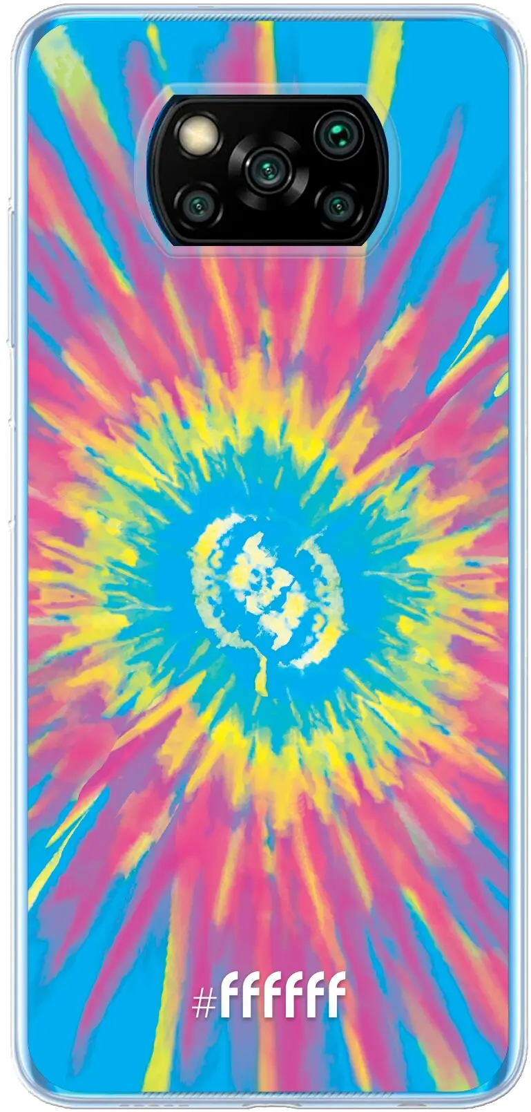 Flower Tie Dye Poco X3 Pro