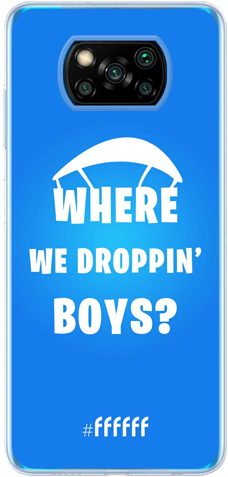 Battle Royale - Where We Droppin' Boys Poco X3 Pro