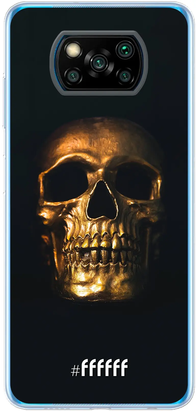 Gold Skull Poco X3 Pro