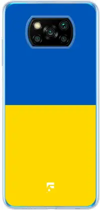 Oekraïense vlag Poco X3 Pro