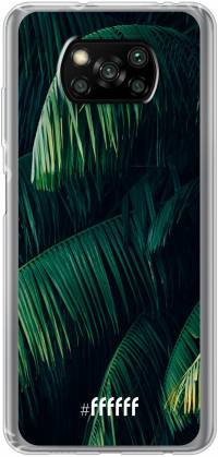 Palm Leaves Dark Poco X3 Pro