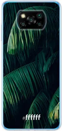 Palm Leaves Dark Poco X3 Pro