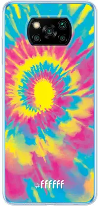 Psychedelic Tie Dye Poco X3 Pro