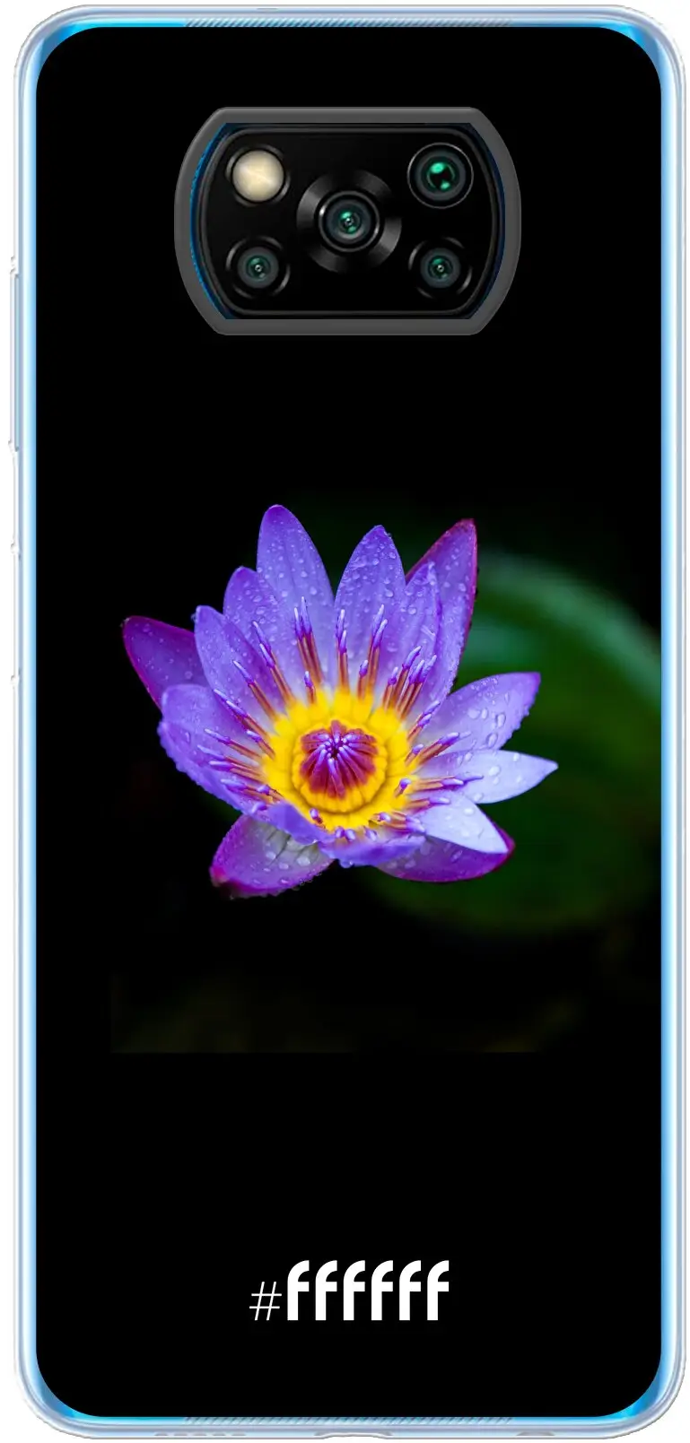 Purple Flower in the Dark Poco X3 Pro