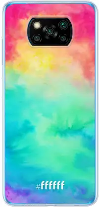 Rainbow Tie Dye Poco X3 Pro