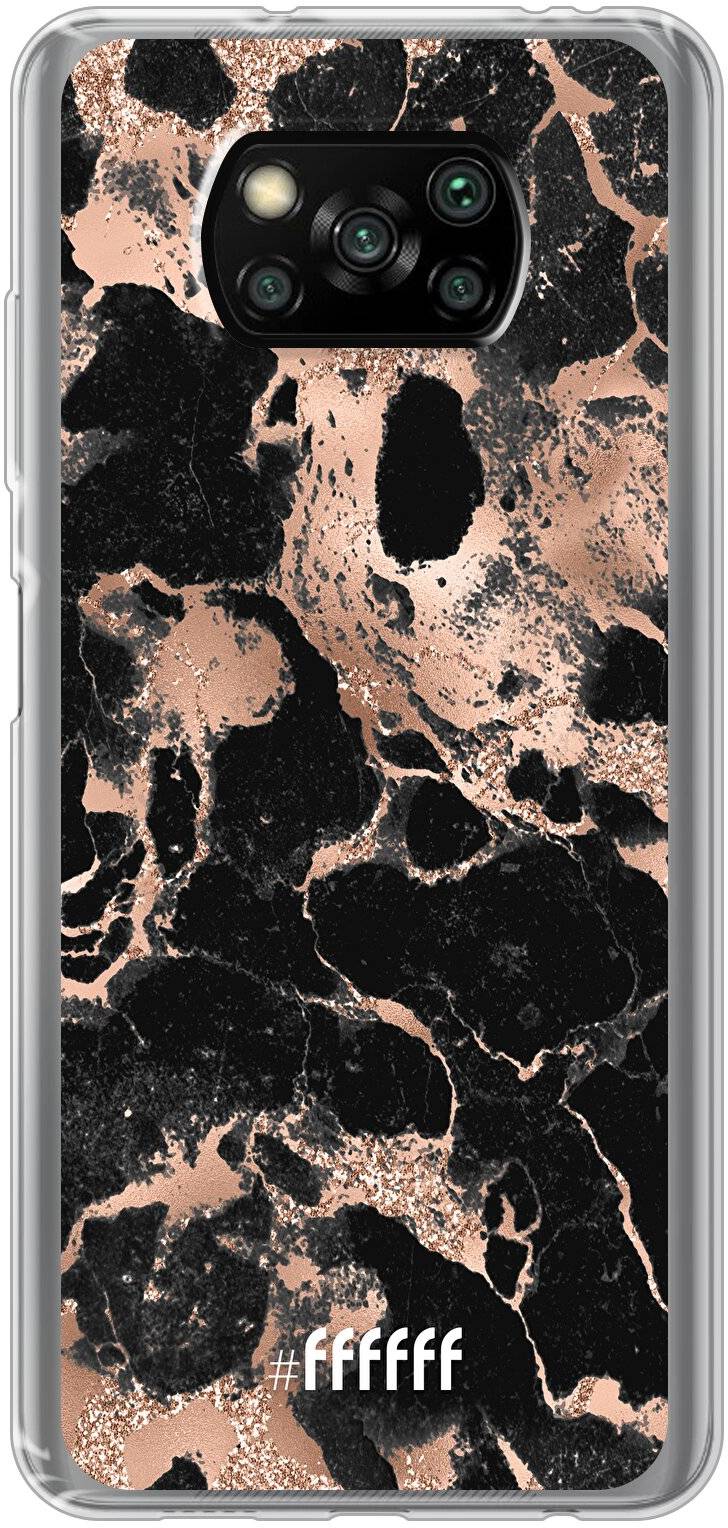 Rose Gold Marble Poco X3 Pro