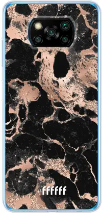 Rose Gold Marble Poco X3 Pro