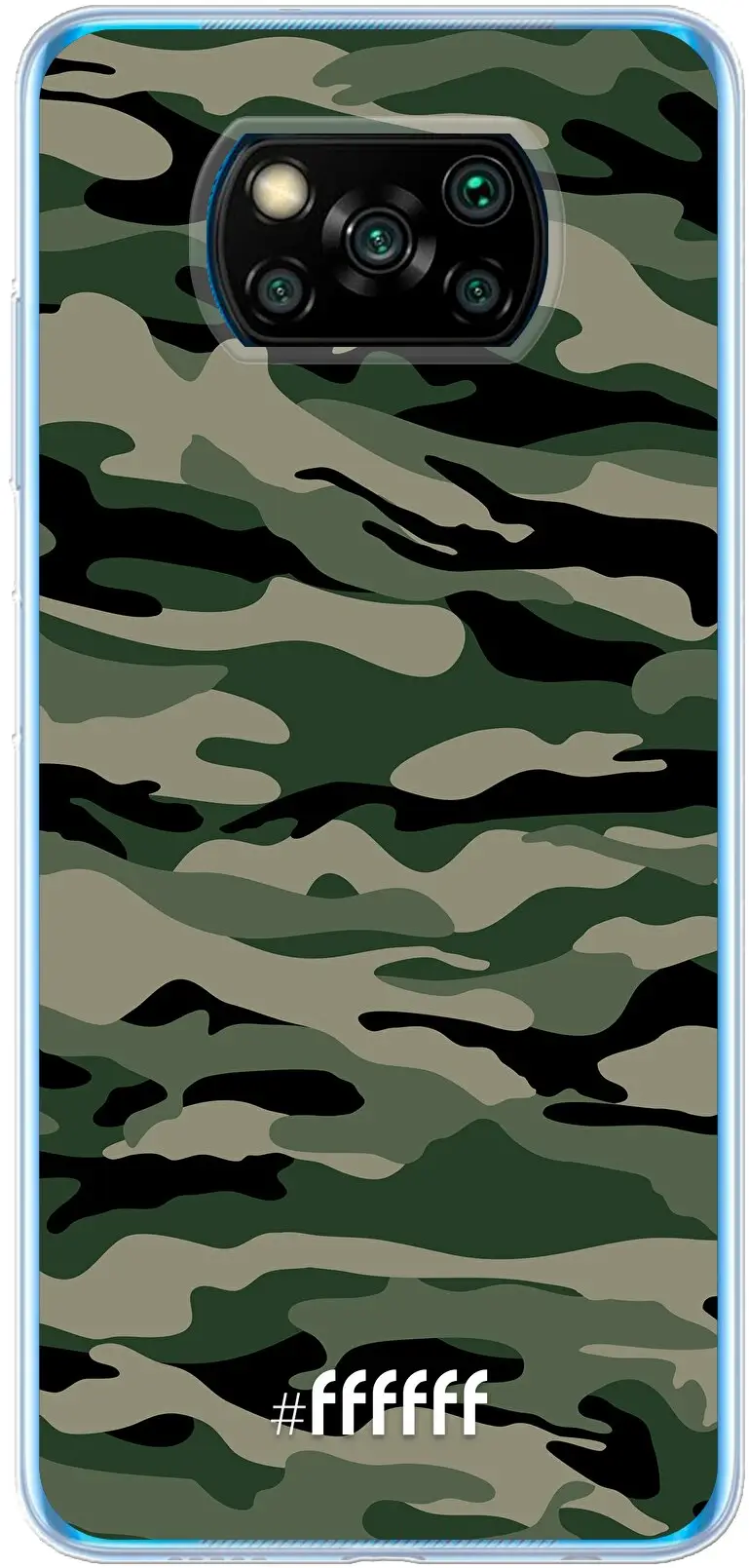 Woodland Camouflage Poco X3 Pro