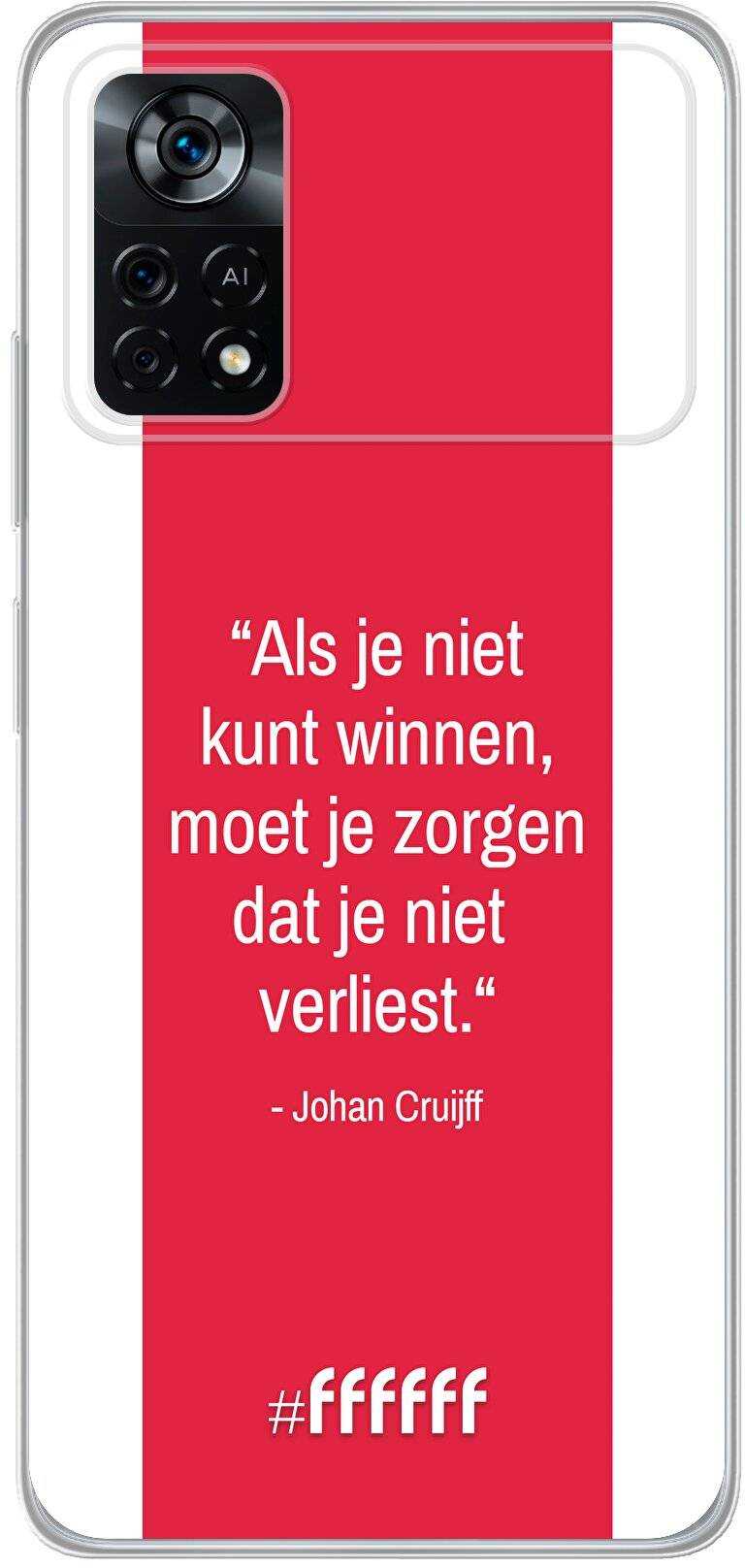AFC Ajax Quote Johan Cruijff Poco X4 Pro 5G