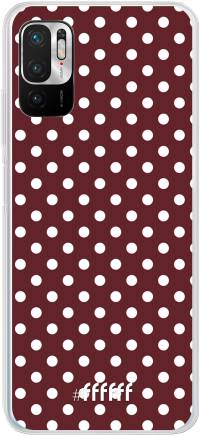 Burgundy Dots Redmi Note 10 5G