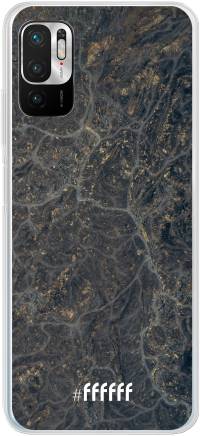 Golden Glitter Marble Redmi Note 10 5G