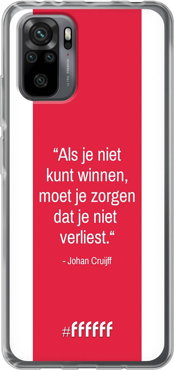 AFC Ajax Quote Johan Cruijff Redmi Note 10 Pro