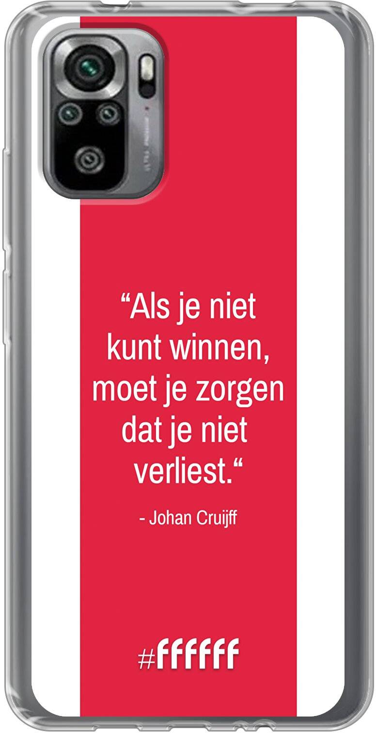 AFC Ajax Quote Johan Cruijff Redmi Note 10S
