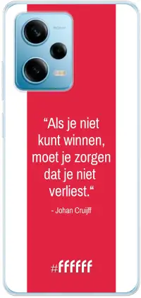 AFC Ajax Quote Johan Cruijff Redmi Note 12 Pro 5G