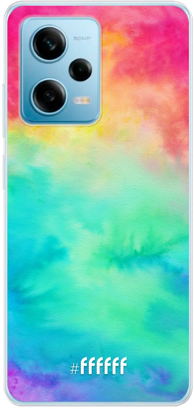 Rainbow Tie Dye Redmi Note 12 Pro 5G