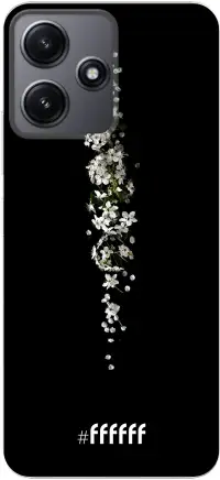 White flowers in the dark Redmi 12