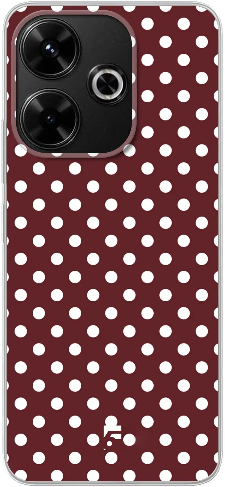 Burgundy Dots Redmi 13