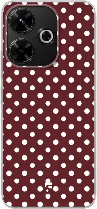 Burgundy Dots Redmi 13