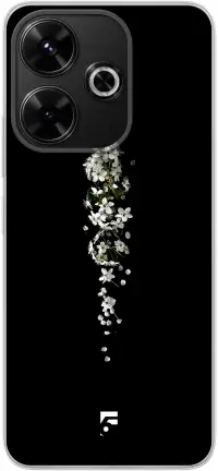 White flowers in the dark Redmi 13