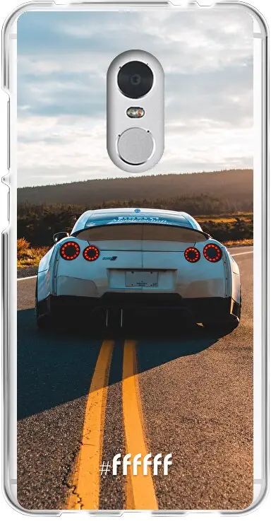 Silver Sports Car Redmi 5