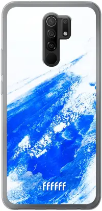 Blue Brush Stroke Redmi 9