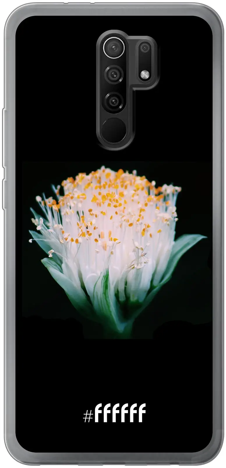 White Yellow and Green in the dark Redmi 9