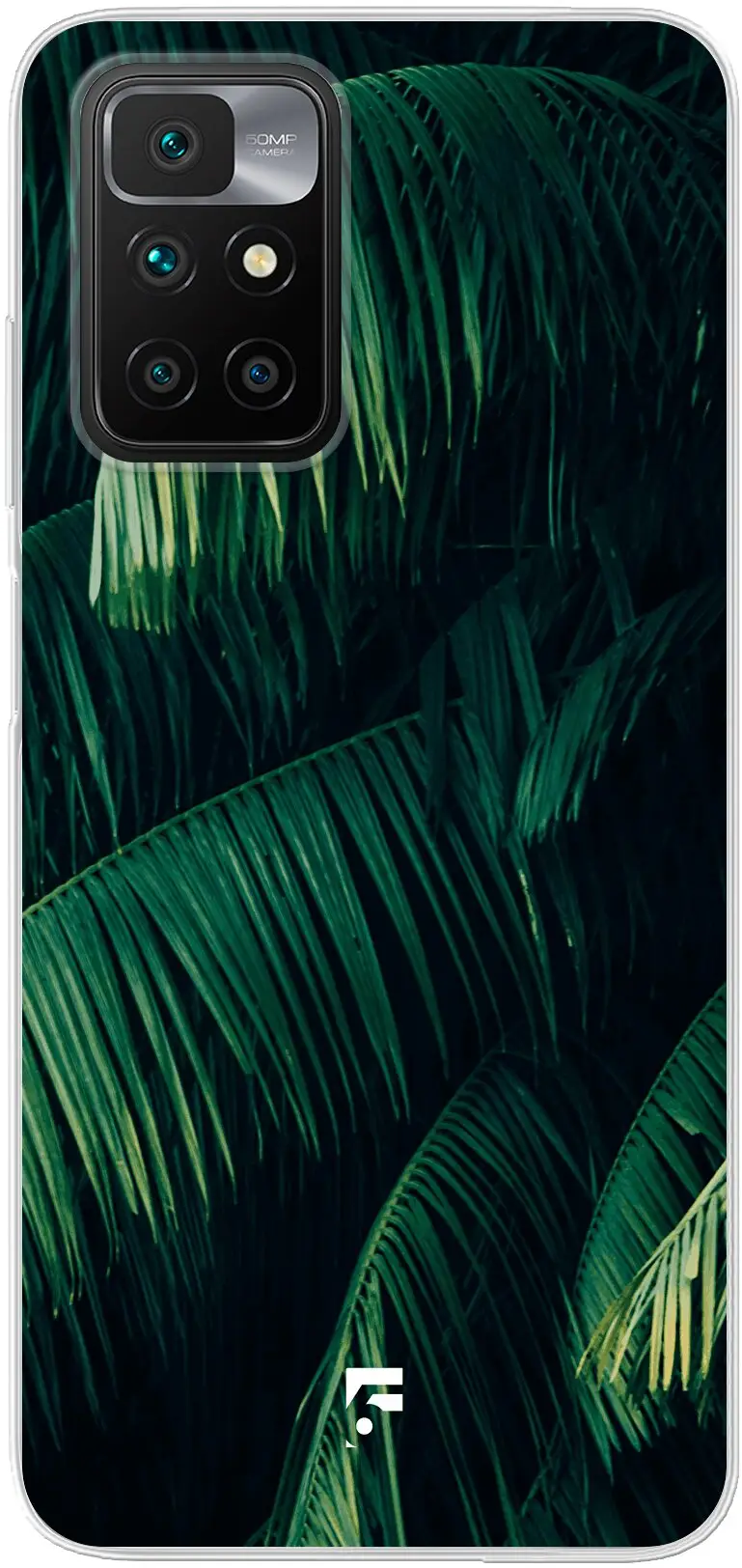 Palm Leaves Dark Redmi 10