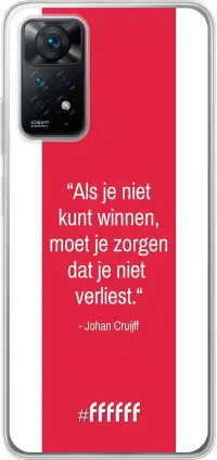 AFC Ajax Quote Johan Cruijff Redmi Note 11 Pro