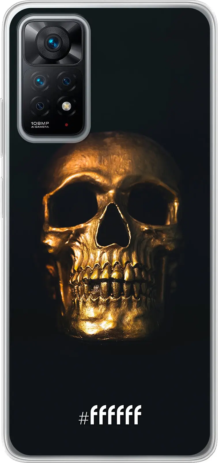 Gold Skull Redmi Note 11 Pro