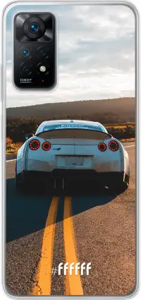 Silver Sports Car Redmi Note 11 Pro