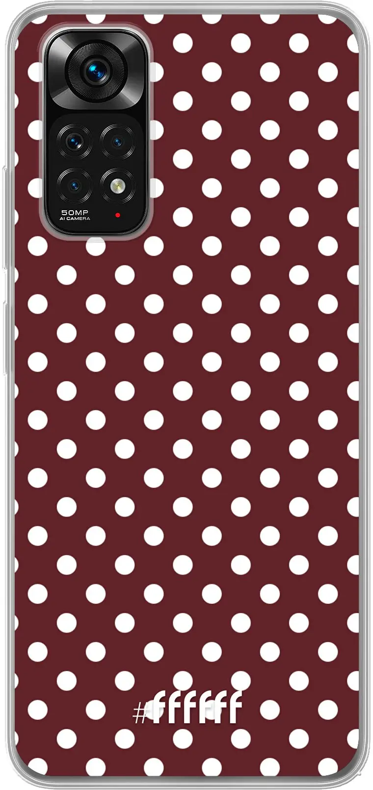 Burgundy Dots Redmi Note 11S