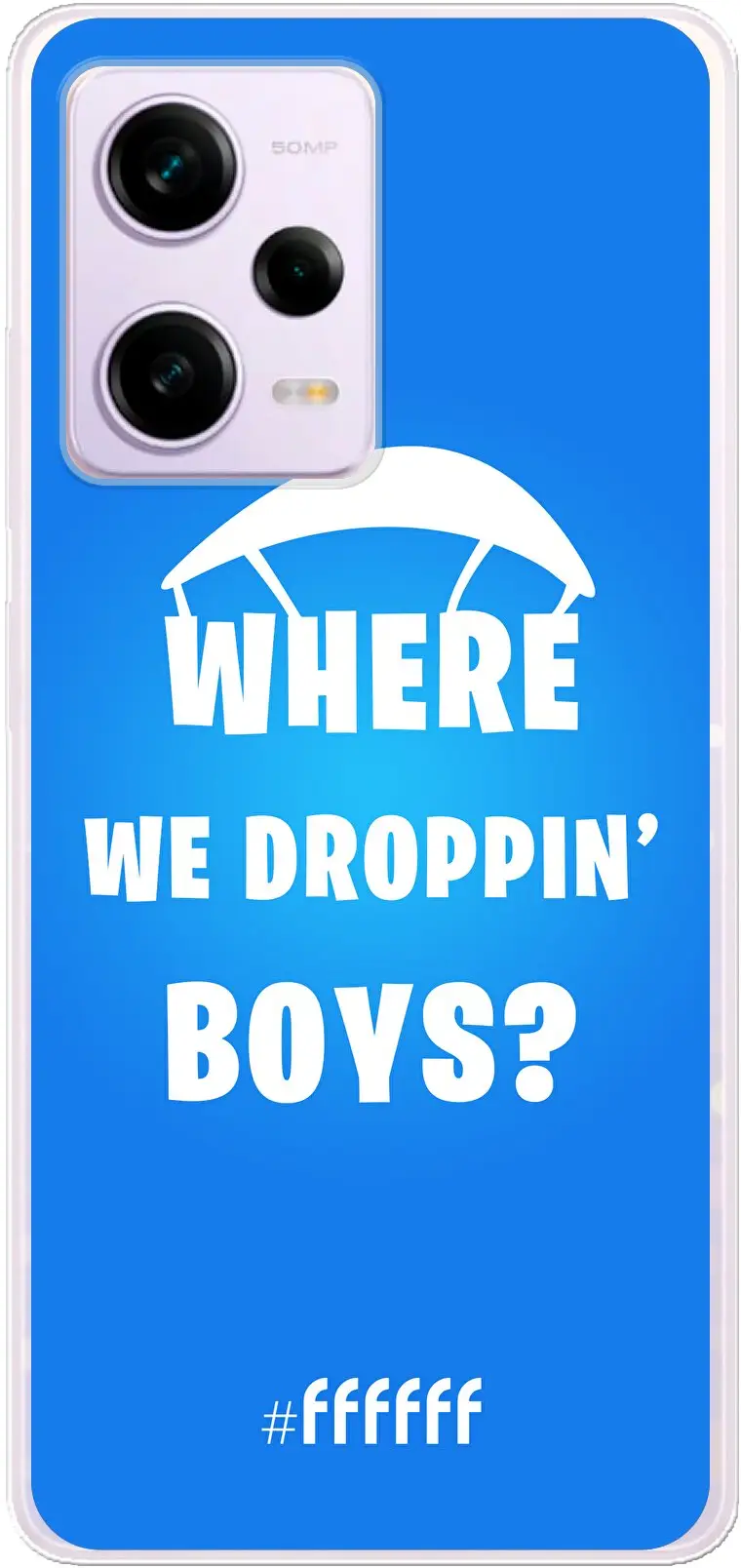 Battle Royale - Where We Droppin' Boys Redmi Note 12