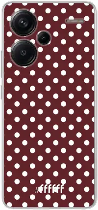 Burgundy Dots Redmi Note 13 Pro