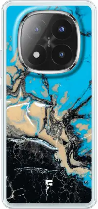 Blue meets Dark Marble Redmi Note 14 Pro+
