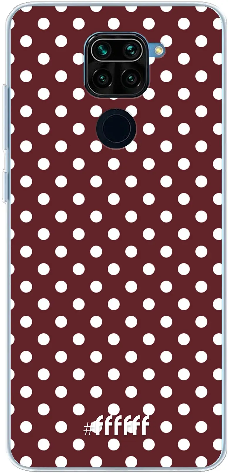 Burgundy Dots Redmi Note 9